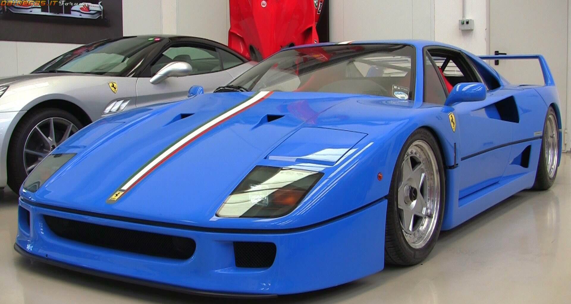 Феррари f40 фиолетовая