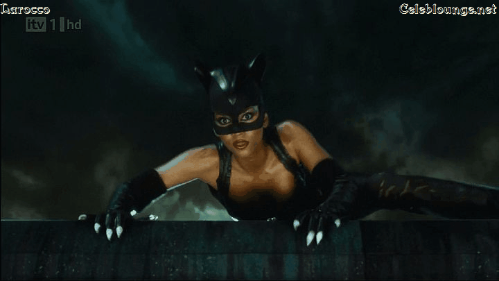 Halle Berry sexy catwoman hot sexy animated gif.