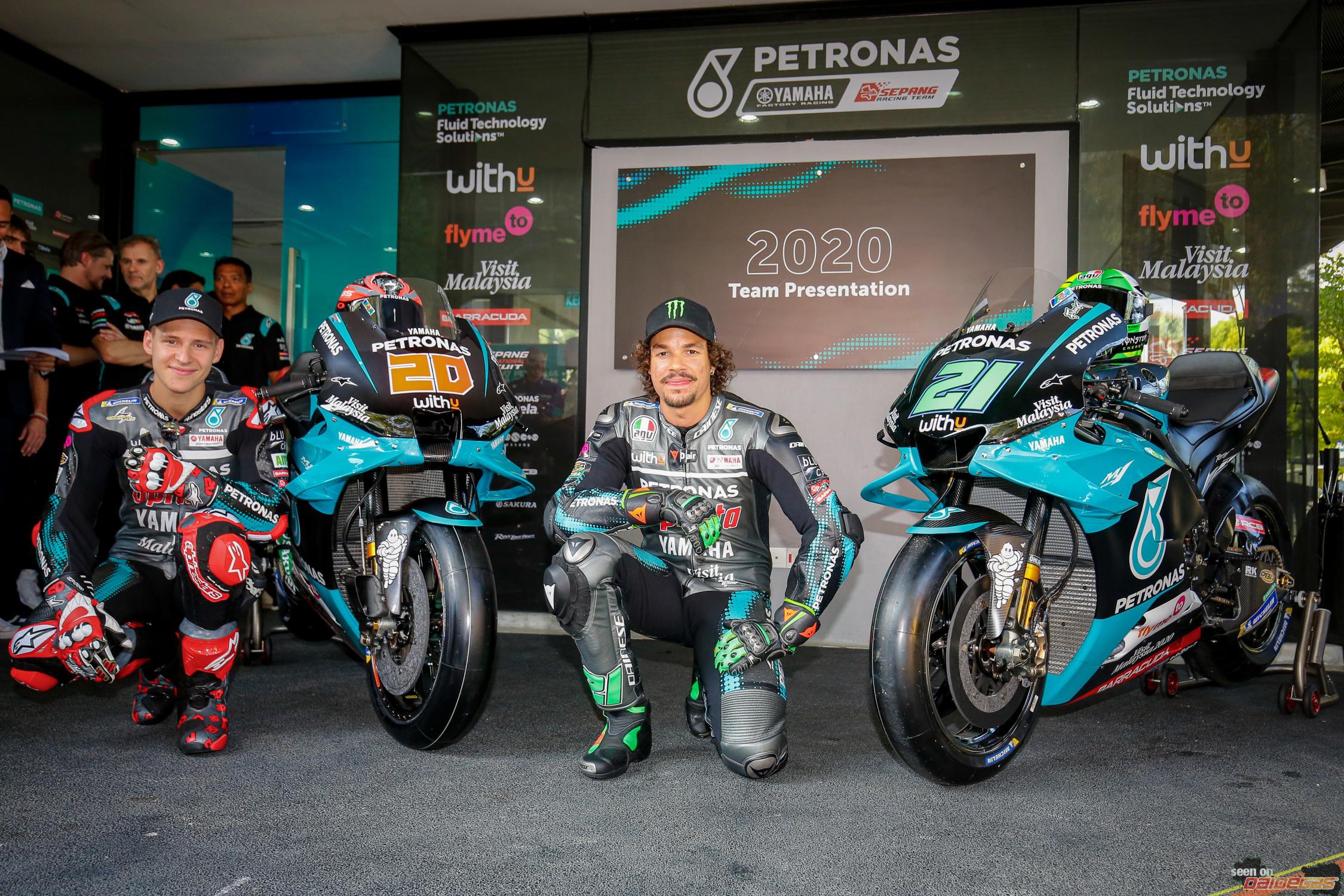 Team Petronas Yamaha 2020 presentazione a Sepang - DaiDeGas Forum